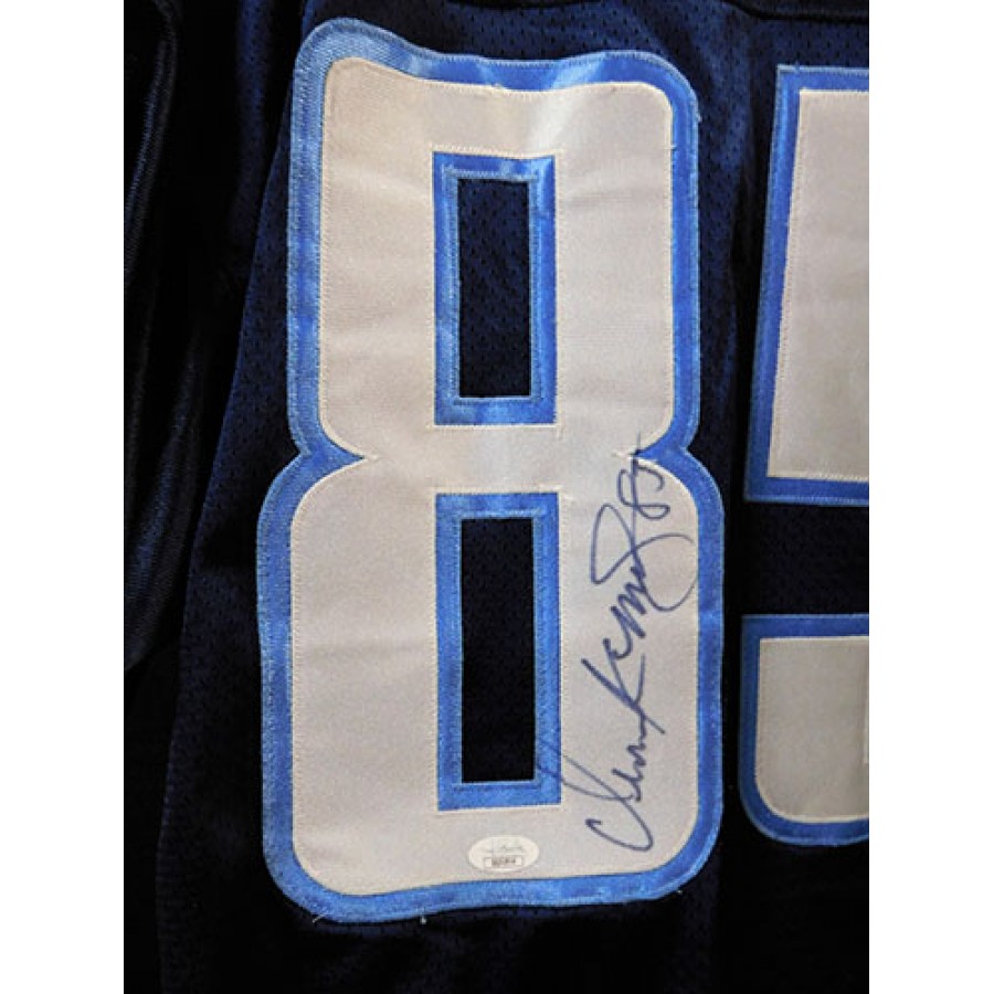 Derrick Mason Autographed/Signed Jersey JSA COA Tennessee outlet Titans